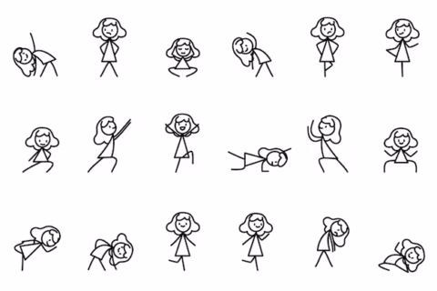 girl stick figure